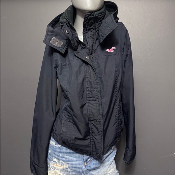 ❌SOLD❌ Hollister Vintage Y2K Navy Blue/Pink Jacket - Picture 4 of 7